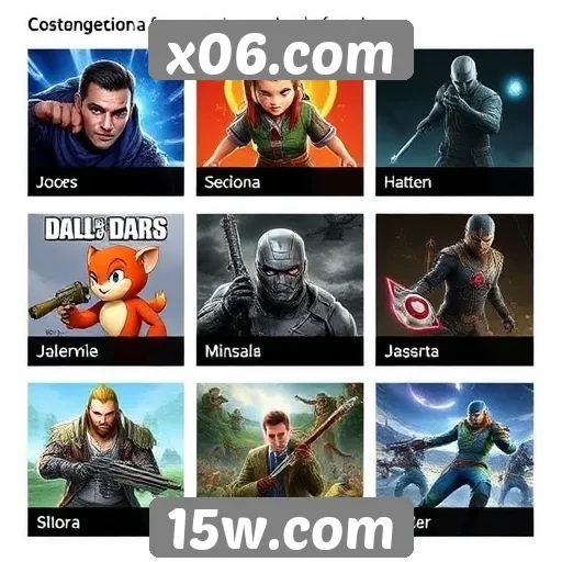 Jogos mais populares em x06.com em análise detalhada